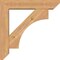 Ekena Millwork Westlake Slat Smooth Bracket w/ Offset Brace, Western Red Cedar, 5 1/2"W x 24"D x 24"H BKT0604X24X24WTL06SWR - alternate 2